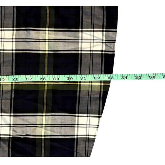 Jos A Bank Navy Blue/Green Plaid Button-Down Mens Size XXL - Picture 5 of 6